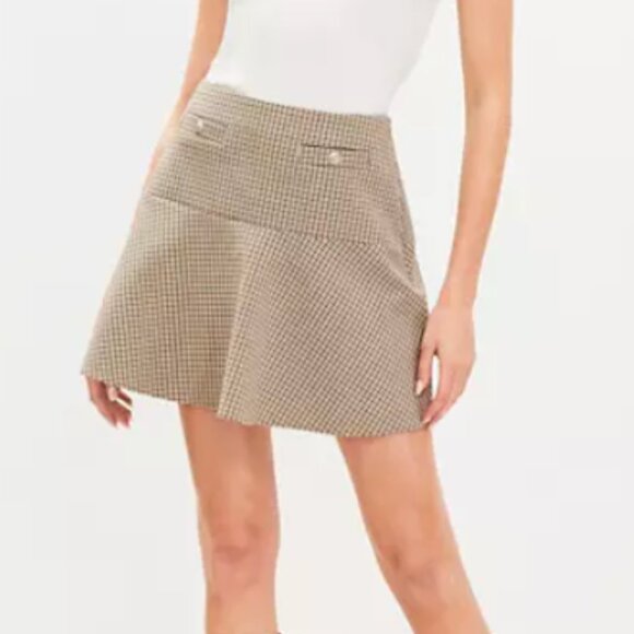 Loft Plaid Skirt - Picture 1 of 3